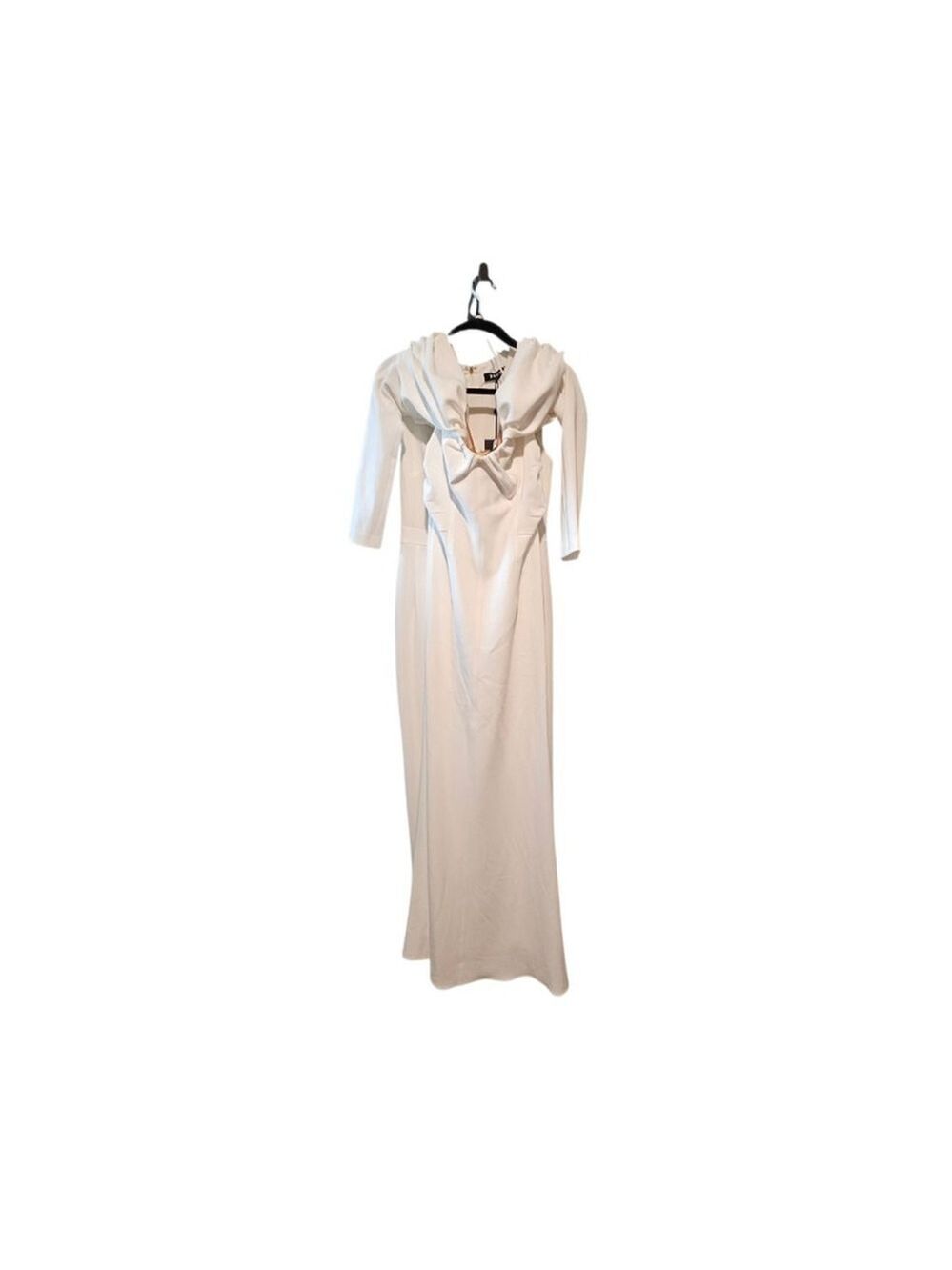 A.L.C. White Off-the-Shoulder Long Sleeve Maxi Dress Size 2 - Picture 2 of 10